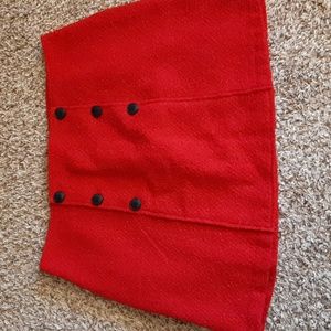 Elle Collection A-Line Red Skirt sz 16